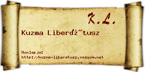 Kuzma Liberátusz névjegykártya